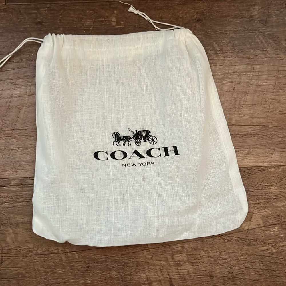 Small Coach drawstring 7.5”x8”